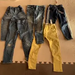 デニム　スキニー　男の子　110 5本まとめ売り