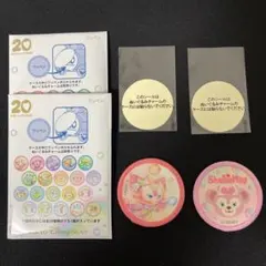 ダッフィー & フレンズ　20周年　ワッペン　シェリーメイ　リーナベル