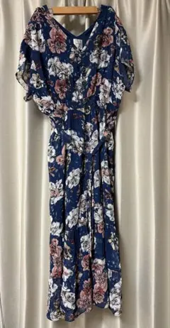 AMERI ART FLOWER OPEN DRESSリゾート マキシのサムネイル