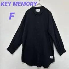 KEY MEMORY 鎌倉 キーメモリー 長袖ロングシャツ ブラウス タック