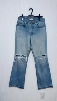 ✨美品✨JieDa ジエダ フレアデニム ブラック オレンジステッチ サイズ1 楽天市場】JieDa(ジエダ) DAMAGE LOOSE FIT DENIM ダメージ