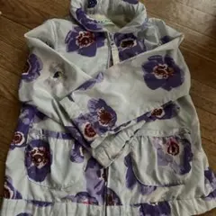 ハッカキッズ 花柄ジャケット ウインドブレーカー