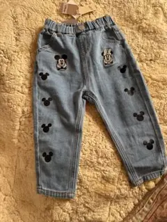 新品未使用　ディズニー　リトシー　デニム　90cm