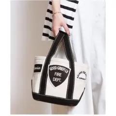 ＧOOD GRIEF PATCHES TOTE BAG ホワイト バッグ