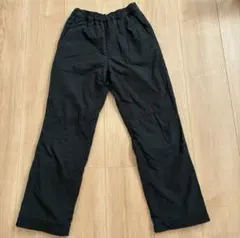 GU 長ズボン　140cm 暖パン　ブラック　黒