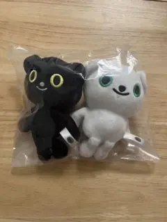 【新品未開封】 クロネコヤマト ぬいぐるみ 非売品 クロネコ シロネコ