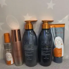 ISSHI Keralis Noir シャンプー＆トリートメント等 5点セット