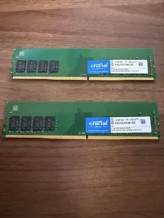 Crucial DDR4-2133 16GB 8GB×2 デスクトップメモリ - メルカリ