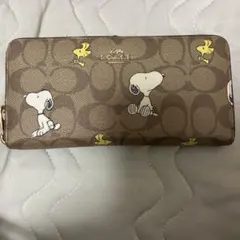 COACH スヌーピー 長財布