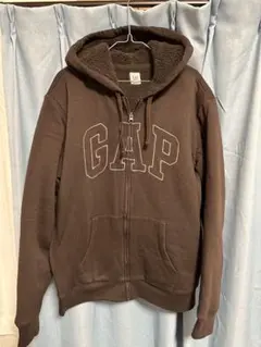 OLD GAP ジップパーカー ブラウン 00s 00s OLD GAP パーカー ブラウン y2k - メルカリ