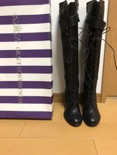 美品　グレースコンチネンタルレザーブーツのサムネイル