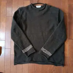 STONE ISLAND Vネック ウールニット ブラック - メルカリ