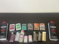 Zippo ライター 6点 オイル 2点 その他ライター 8点 まとめ