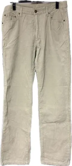 あ*す様 ベージュ コーデュロイ ストレートパンツ