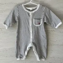 バースデイ Cottoli ロンパース ボーダー 60-70