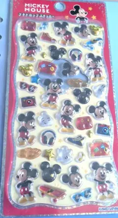 プチドロステッカー　ミッキー