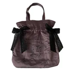 メゾンドフルール　ナイトメアビフォアクリスマス ダブルリボントートバッグ