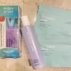 【新品未使用】H2ONEST トリートメント&水素パウダー&ブラシ　セット