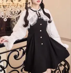 ROJITA 花柄シアーラッフルワンピース