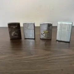 着火未確認】ZIPPO ジッポー ウェンディ ヒナノタヒチ 他 3点セット 