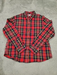 L.L. Bean チェック柄 長袖ネルシャツ レディース