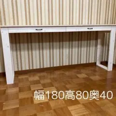 机 テーブル カウンター 幅150cm ヒノキの集成材 - メルカリ