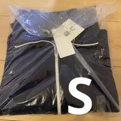 ユニクロC ミラノリブフルジップカーディガン　ネイビー　S