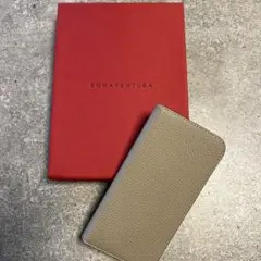 BONAVENTURA 手帳型ケース グレー/イエロー エトープ