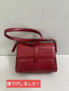 JRA認定/サンバッグ坂本】最高級 リアルクロコダイル ショルダーバッグ 