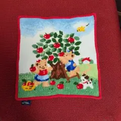 【美品】ファミリアFami & Lia シェニールタオルハンカチ