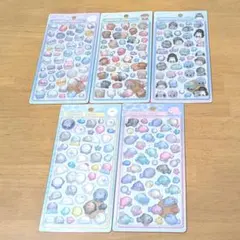 国内正規品　水族館限定　ボンボンドロップシール　５枚セット　新品・未開封品