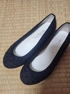 最終値下げ。Le Talon ル タロン パンプス　バレエ　リボン