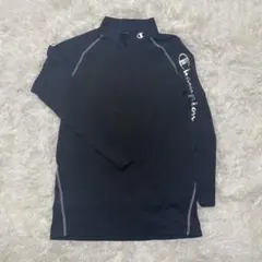 チャンピオン メンズインナー 長袖 ブラック サイズＬ