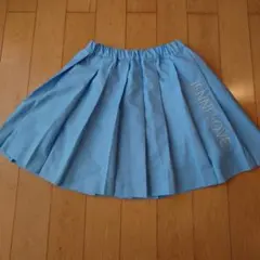 JENNI LOVE 水色 プリーツスカート 150