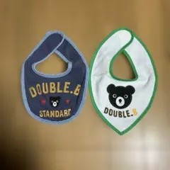DOUBLE.B スタイ・よだれかけ 2枚セット