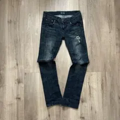 フレアデニム ブーツカット Y2K ダメージ加工 ヴィンテージ