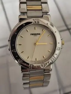 超美品　renoma　PARIS 6031-クォーツ腕時計 シルバー/ゴールドのサムネイル