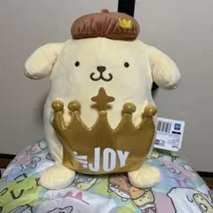 ≒JOY×ポムポムプリン　Lぬいぐるみ　全1種　サンリオ　　ニアジョイ