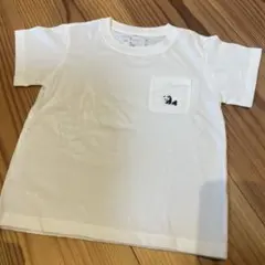パンダ刺繍 ポケットTシャツ 100のサムネイル