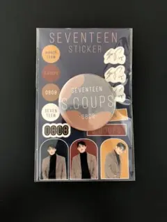 セブチ SEVENTEEN エスクプス S.Coups 缶バッジ
