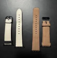 Apple Watchバンド 41mm シリーズ8用 白 ２種セット