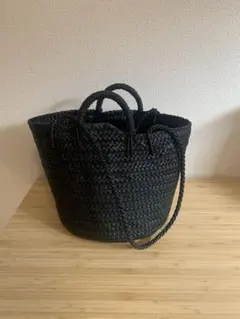 Aeta アエタ レザー 巾着 トートバッグ ブラック PG62 - メルカリ