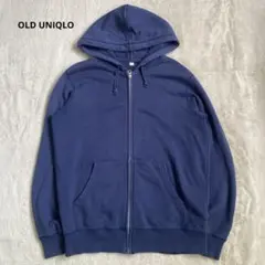 OLD UNIQLO ジップパーカー 90s y2k 短丈 オールドユニクロ