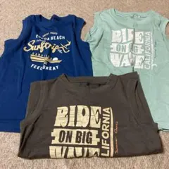 ノースリーブタンクトップ3枚セット