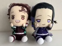 鬼滅の刃 竈門炭治郎 胡蝶しのぶ ぬいぐるみ 2体セット