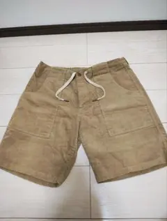 coen コーデュロイ ショートパンツ ベージュ XLのサムネイル