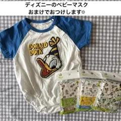 e*☆様 Disney baby ディズニー ロンパース ドナルド 80 ブルー