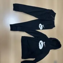 Nike ブラック ジャージ上下セット子供 Lサイズ