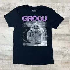 古着 STAR WARS スターウォーズ グローグー Tシャツ M ブラックのサムネイル