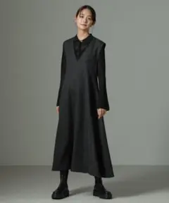 ナノユニバース　ジャンパースカート　ワンピース　美品